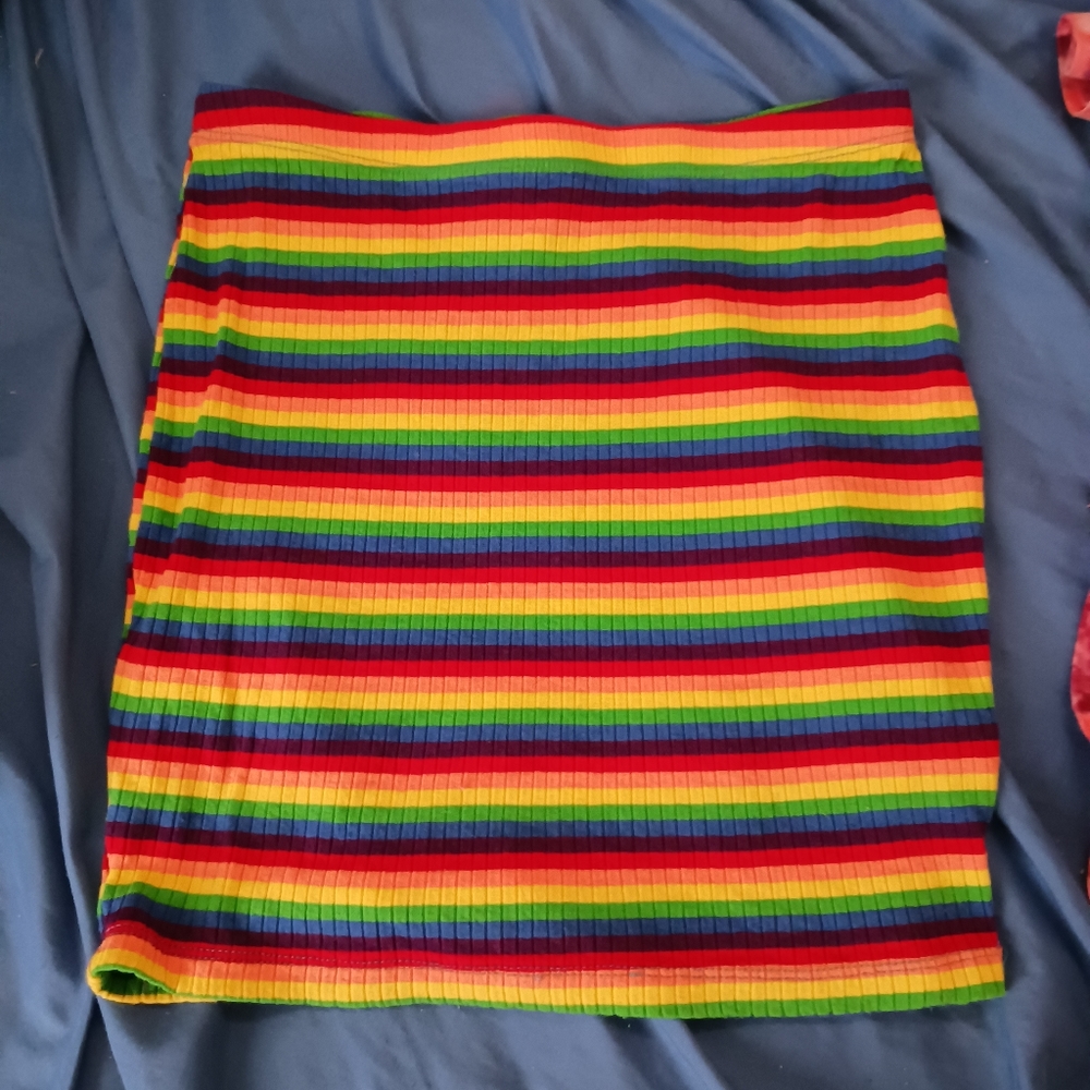 Joe Boxer small rainbow mini skirt